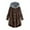 08Brown, variant on Sherpa Jacket Women Fuzzy Fleece Oversized Button Down Hooded Cardigan Soft Fluffy Sweaters Winter Coats with Pockets