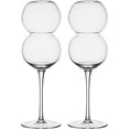 thumbnail image 1 of 2pcs Glass Cocktail Goblets Glass Drinking Cups Cold Water Glasses Restaurant Red Wine Goblets, 1 of 4