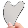 thumbnail image 1 of Herramienta de masaje facial Gua Sha de acero inoxidable Boncun, 1 of 7
