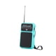 thumbnail image 4 of Radio de bolsillo AM de doble banda multipropósito fácil de usar de alto rendimiento con conector de 3,5 mm Azul, 4 of 9