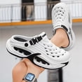 thumbnail image 3 of OYXSER Garden Clogs Slip Lightweight Casual Shoes Solid Color Non Slip Breathable Thick Soled Shoes Unisex EVA Waterproof Slip-On Shoes with Arch Support, 3 of 7