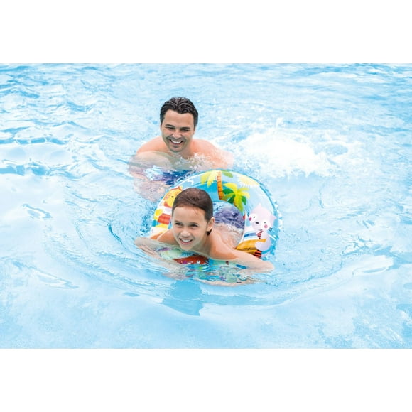 INTEX Beach Animal Transparent Swim Ring