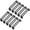 Pearl Grey, variant on HDJNal Stainless Steel Nickel brushed Kitchen Cabinet Handles,Double-bar Design,Brushed Nickel Drawer Pulls Kitchen Cabinet Hardware for Cabinets Cupboard,Drawer,Wardrobe,Hole distance:96mm