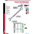thumbnail image 2 of Llave Combinada Con Matraca 72 Dientes Urrea 1-7/16 in 1246CM, 2 of 3