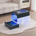 thumbnail image 4 of Large Foldable Cat Litter Box with Lid & Scoop – Front Entry & Top Exit Enclosed Kitty Litter Box – Odor Control, Easy to Clean, Space Saving, Portable & Detachable Design for Cats & Kittens, 4 of 4
