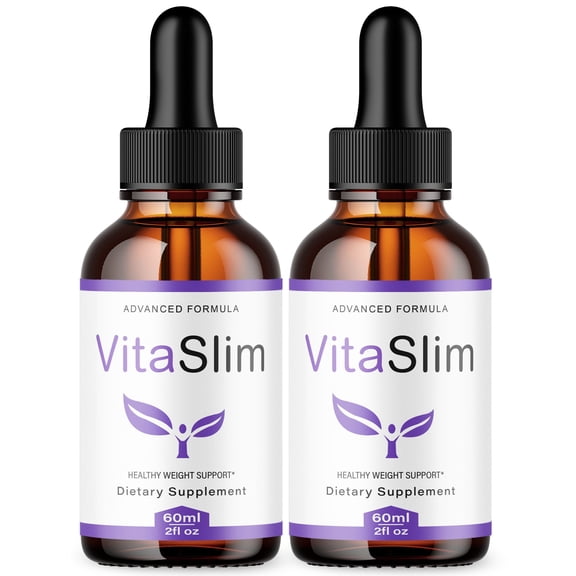VitaSlim Advanced Formula Drops Supporting Your Active Lifesyle Naturally Vita Slim 60 Servings