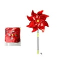 thumbnail image 2 of Reflective Garden Windmills with Stakes | Bird prevent Pinwheels for Yard, Patio, Orchard | Outdoor Decor Spinner | Multicolor Plastic | Scare Birds Away | 6 Pack | 9.4x8.5 in Durable Weatherproof, 2 of 6
