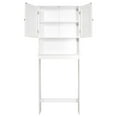 thumbnail image 6 of Country Two Door Over the Toilet Cabinet, Adjustable Shelf, Espresso, 6 of 11