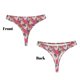 thumbnail image 3 of Balery Hearts for Valentines day Tangas de Algodón para Mujer con Estampado – Ropa Interior Sexy, Transpirable, G-string-Small, 3 of 6