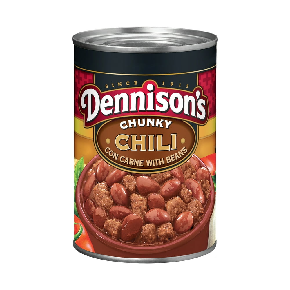 Dennison's Chunky Chili Con Carne with Beans, Canned Chili, 15 OZ