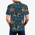 thumbnail image 4 of Daiia German Shepherd Dog Pattern Men’s Polo Shirts,Solid Deck Shirt,Classic Fit, Breathable Cotton Polo for Casual and Sport Wear-Large, 4 of 9