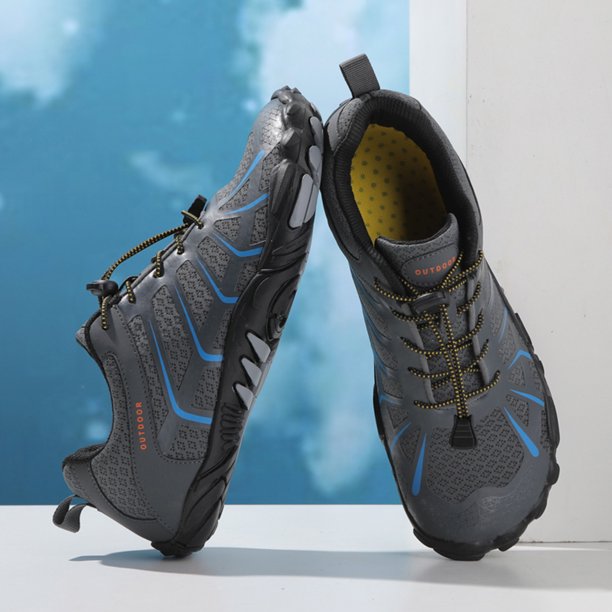 Zapatos acuáticos, Zapatos de buceo transpirables, zapatos para vadear para senderismo en el lago (gris oscuro 46) Wdftyju Tenis De Mujer Tenis De Hombre