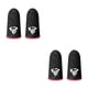 thumbnail image 4 of Seitruly 10 piezas Gaming Fingertip mangas antideslizantes guantes de pantalla táctil a prueba de aceite antihuellas cubiertas ultrafinas rojo Rojo Tipo 2 2piezas, 4 of 6