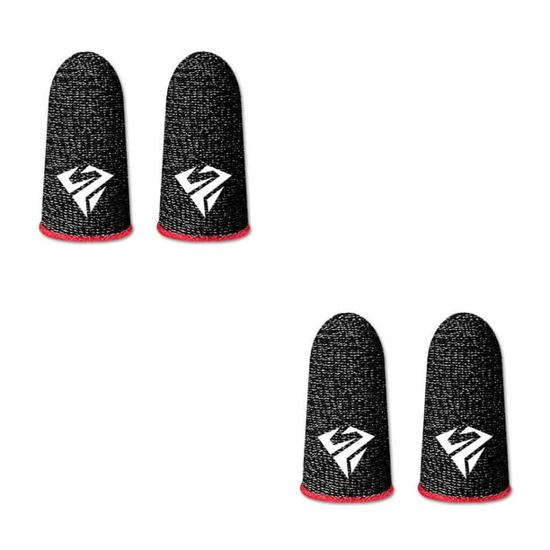 Sidaley 10 piezas de fundas para dedos para juegos de teléfono, guantes antideslizantes para pantalla táctil, fundas ultrafinas portátiles Type6 NO6