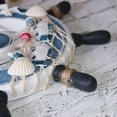 thumbnail image 2 of Eease Nativity Wooden Ship Wheel Nautical Home Decor (Blue), 2 of 6