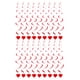 thumbnail image 1 of Adorno colgante en espiral con forma de corazón de San Valentín (18 unidades), 1 of 6