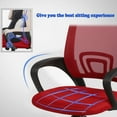 thumbnail image 4 of NiamVelo Mesh Office Chair Height Adjustable Ergonomic Desk Chair Quiet Executive Rolling Swivel Chair for Adults, Red, 4 of 7