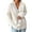 White, variant on Womens Sweater Cardigan Jacket Butto Casual Solid Color Loose Cardigan Long Sleeved Sweater Jacket White M