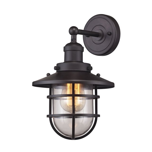 ElkGroup International 66366/1 Seaport 1 Light Sconce In Oil Rubbed Bronze