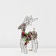 thumbnail image 1 of Christmas Elk Iron Art Pine Cones with Light LED Christmas Decorations Reindeer Shopping Mall Window Ornaments Home Desk Decor, 1 of 5