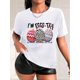 thumbnail image 1 of Camisetas con gráficos clásico para mujeres y adolescentes y niñas, playera de verano con estampado estéticoEaster Eggs Graphic Fashion Sports Tee, Round Neck Workout Short Sleeves Tops, Women's Act, 1 of 8