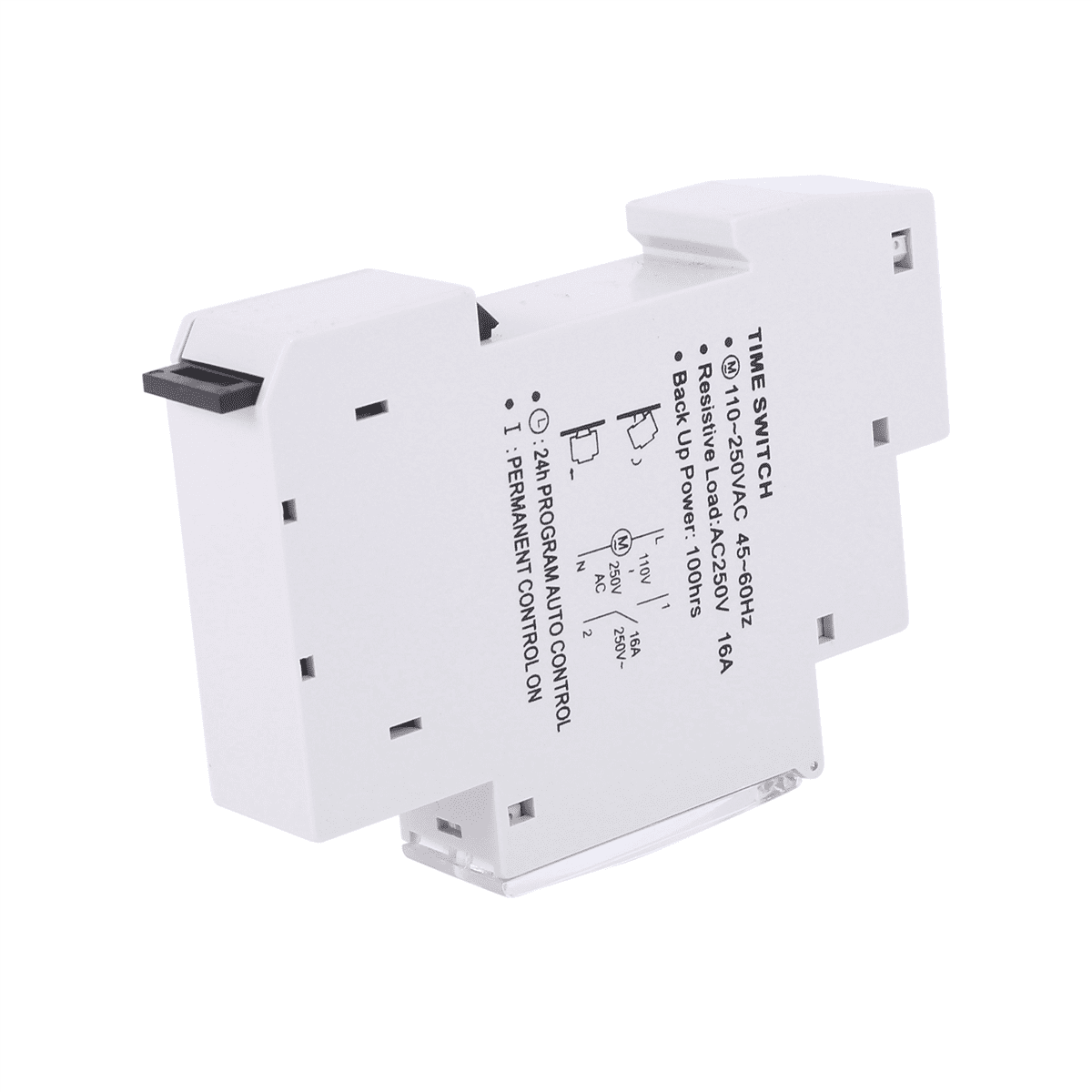 10X SUL180A 15 Minutes Mechanical Timer 24 Hours Programmable Din Rail Timer Time Switch Relay Measurement Analysis,10 * Timer Switch 10 * Instruction manual,Grayish white