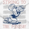 thumbnail image 2 of Popeye Strong to the Finish Cartoon Sweatshirt for Men or Women Brisco Brands 4X, 2 of 6