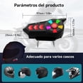 thumbnail image 2 of INTERCOMUNICADOR BLUETOOTH X12 CON LUZ LED PARA CASCO MOTOCICLISTA, 2 of 5