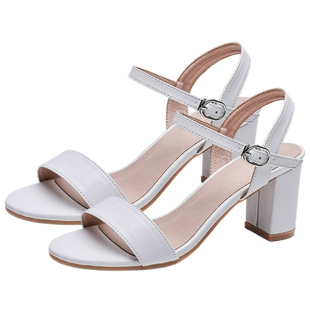 Sandalias de tacón cuadrado para mujer cómodas sandalias de bloque grueso para viajes al aire libre