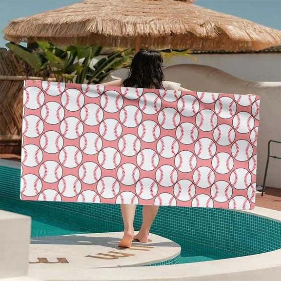 FAMTKT Microfiber Beach Towel, Quick Dry Towel Travel Towel Camping Towel Gifts- Large Beach Towel Quick Fast Dry Absorbent Lightweight Sand Free Bath Towels