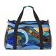 thumbnail image 1 of Balery Stained Glass Ocean Wave Bolsa de Gimnasio para Mujeres, Bolsa de Viaje con Bolsillo Húmedo, Bolsa de Fin de Semana para Mujeres, Bolsa de Viaje Resistente al Agua, 1 of 7