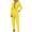 Yellow, variant on Women Casual Solid Pocket Romper Long Playsuit Strap Long Sleeve Jumpsuit+Belt Orange 8 2022 Fall Winter