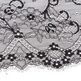 thumbnail image 4 of Cinta nupcial BLESIY Cordón floral elástico Negro, 4 of 8