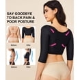 thumbnail image 2 of Arm Shaper, posquirúrgico, delgado, de compresión, 3XL, negro, para mujer, 2 of 6