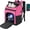 Pink, variant on Single Bowling Ball Bag Backpack with Shoe Bag Up to Size 16, Accessories Gifts for Bowling Lovers,Bowling Bag with Padded Ball Holder