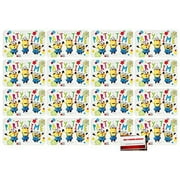 (16 Pack) Despicable Me Minions Postcard Style Party Invitations with Envelopes, Seals and Save The Date Stickers (Plus Party Planning Checklist by Mikes Super Store)