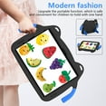 thumbnail image 6 of Allytech iPad 10th Generation Case 10.9", Kids Friendly Handle Kickstand Shockproof EVA Rubber Heavy Duty Protective Case Cover for Apple iPad 10th Gen 2022 10.9 Inch - Black, 6 of 7