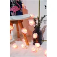 thumbnail image 5 of Guirnalda de luces LED con forma de flor, funciona con pilas, romántica, color rosa, 5 m, 50 LED, 5 of 5