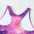 thumbnail image 4 of RUTAYY Girls Bodysuit Swimsuit With Purple Starlight Scallop Colorful Fish Scale Skirt Beach & Swimming Rash Guard Pool Brazilian Swimwear Beachwear, 3-4 Years, 4 of 6