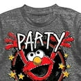 thumbnail image 4 of Sesame Street Party Monster Elmo Little Boys Gray T-shirt (7), 4 of 4