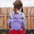 thumbnail image 4 of Mochila de tortuga para niñas. Mochila de tortuga monísima para viajes en familia, uso diario, festivales, actividades al aire libre, cumpleaños, colegio, niñas y niños, 4 of 5
