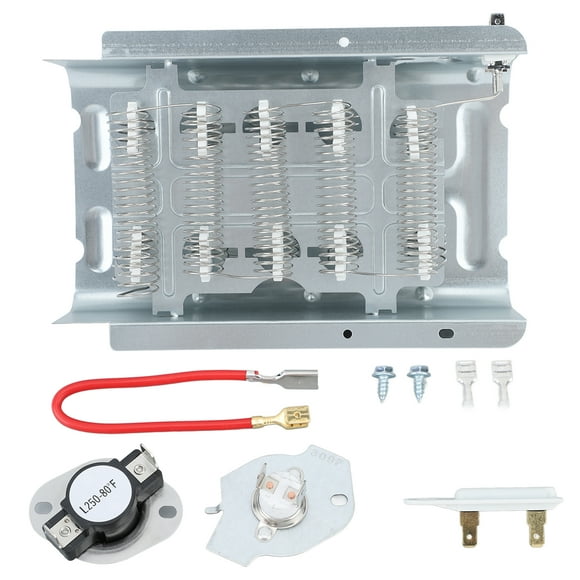 Dryer Heating Element, W10724237 Dryer Heating Element Kit Nickel for Home