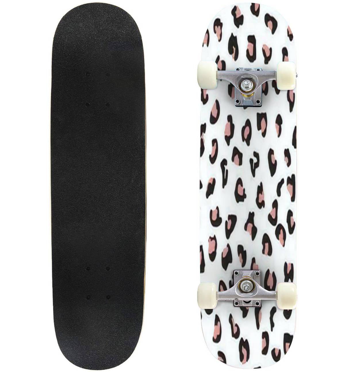 Leopard seamless Outdoor Longboards Pro Complete Skate Board Cruiser - Walmart.com