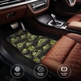 thumbnail image 5 of Daiia Light Green Excavator Printed Car Floor Mats Set of 4, Durable Non Slip Auto Floor Carpet, Car Interior Carpets Proof Foot Pads Anti-Slip Cushion Automoetive Accessories, 5 of 6