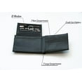 thumbnail image 2 of Rico Industries College BYU  Black Laser Engraved Bill-fold Wallet - Slim Design - Great Gift, 2 of 5