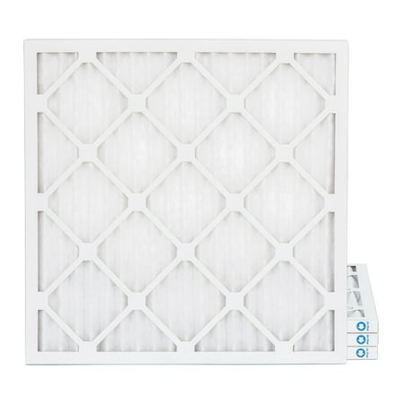 

18x18x1 MERV 11 ( MPR 1000 FPR 7-8 ) Pleated 1 Air Filters for AC and Furnace. 4 PACK. Exact Size: 17-3/4 x 17-3/4 x 3/4