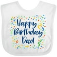 thumbnail image 3 of Inktastic Happy Birthday Dad Boys or Girls Baby Bib, 3 of 4