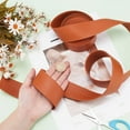 thumbnail image 4 of 1.5 in Wide Double-Sided PU Leather Belt Strip 4.37 Yards Flat Leather Cord String for Bag Strap Making PU Leather Belt Strip for DIY Sewing Wristbands Keychains Watch Straps Bracelet Brown, 4 of 7