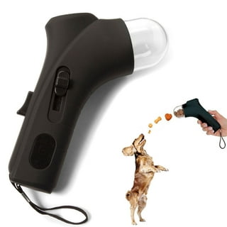 Dog Food Feeder, Funny Pet Treat Launcher Ejecting Interactive Puppy Snack  Dispenser Hand Held Gun Food Catapult for Dog Cat Exercise and