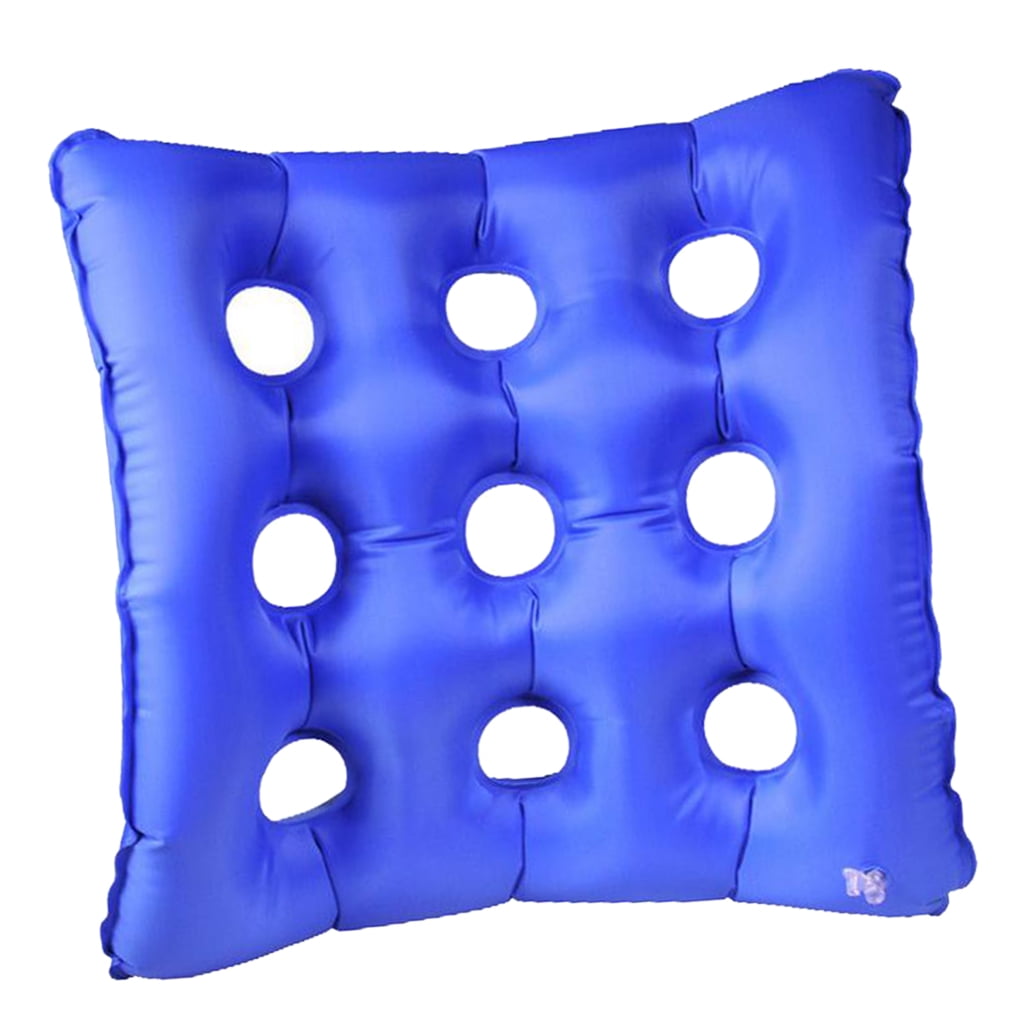 Inflatable Portable Seat Cushion Posture Back Support Cushion Pad 